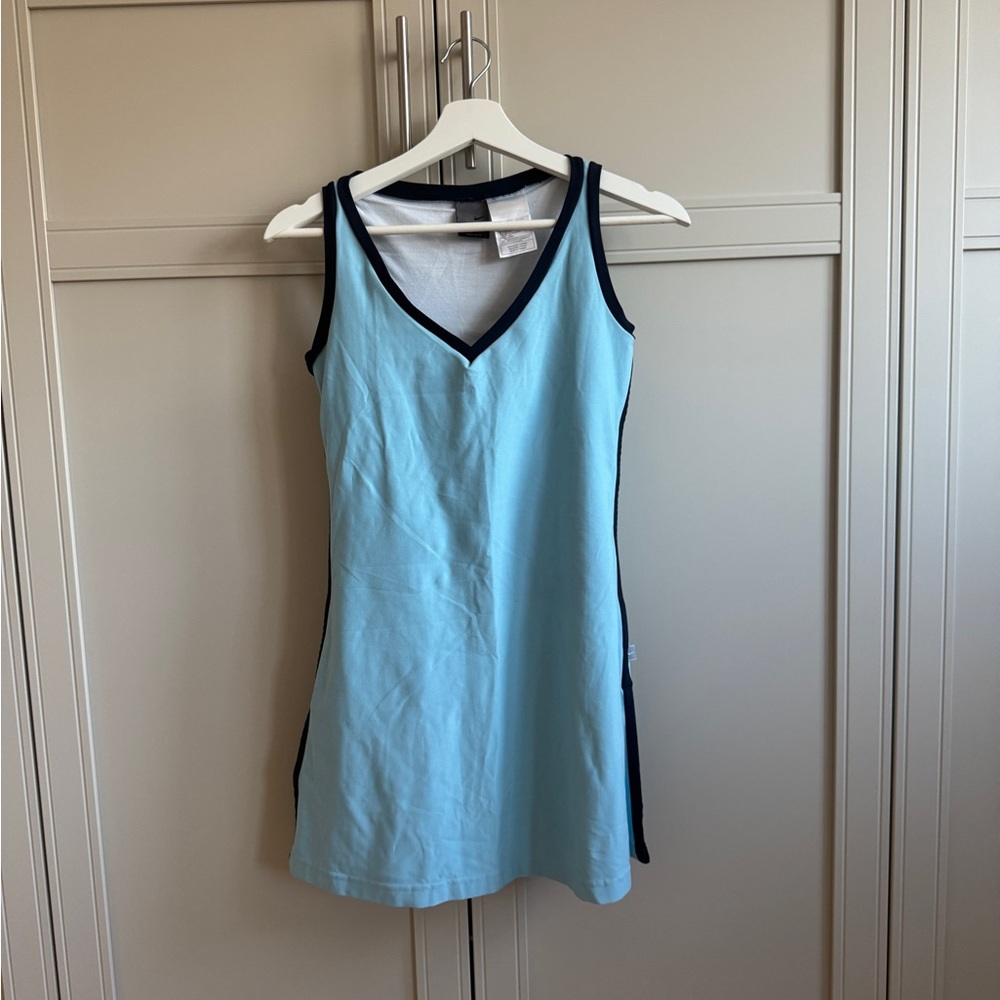 Nike Light Blue Top with Navy Accents
